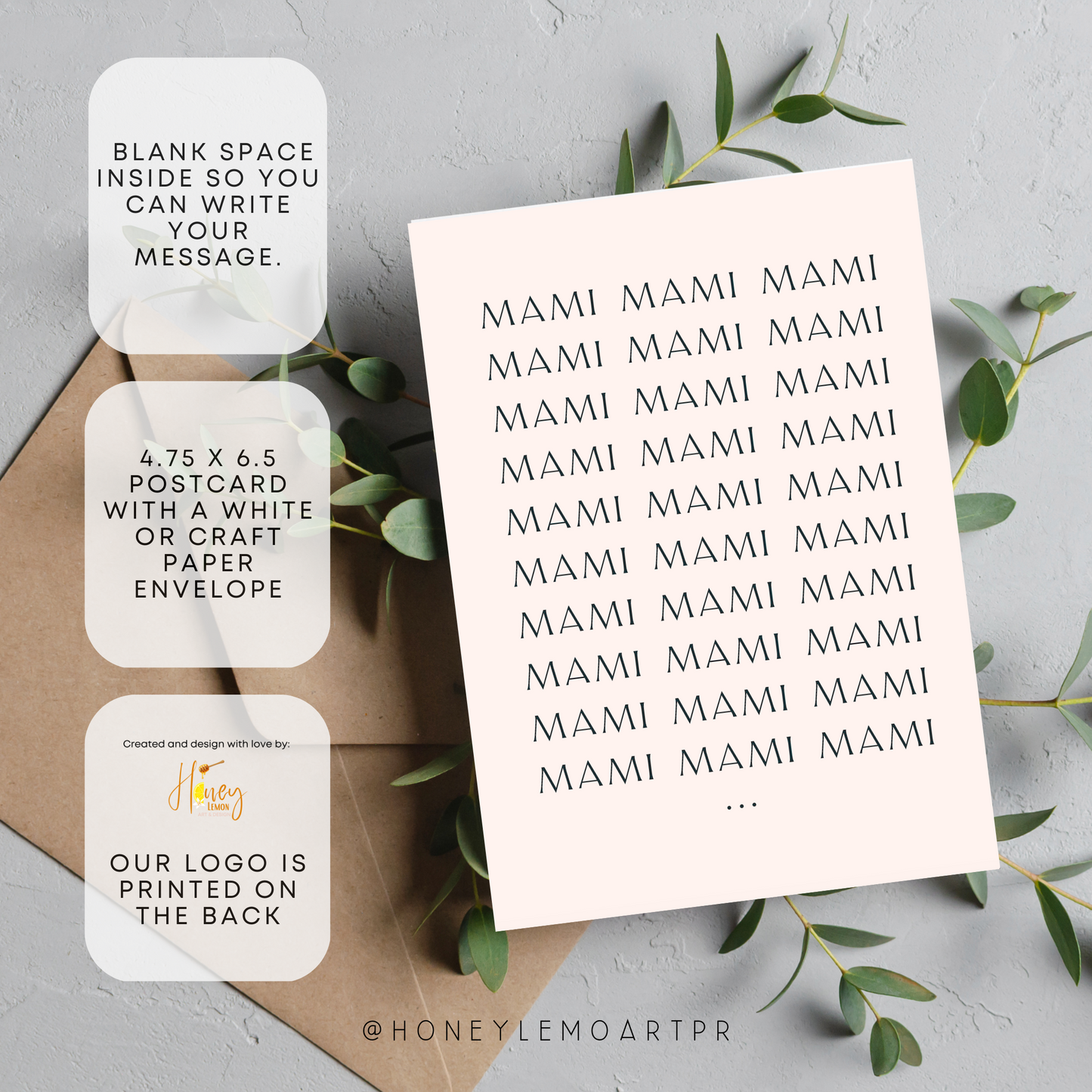 Postales para Mami⎪Mothers Day Spanish Postcard⎪Celebrate Moms