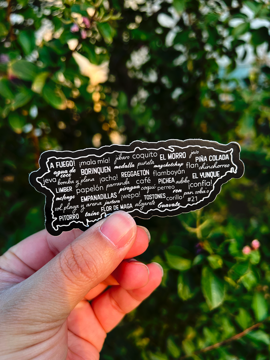 Boricuas Be Like Black Sticker - Jerga Boricua Sticker