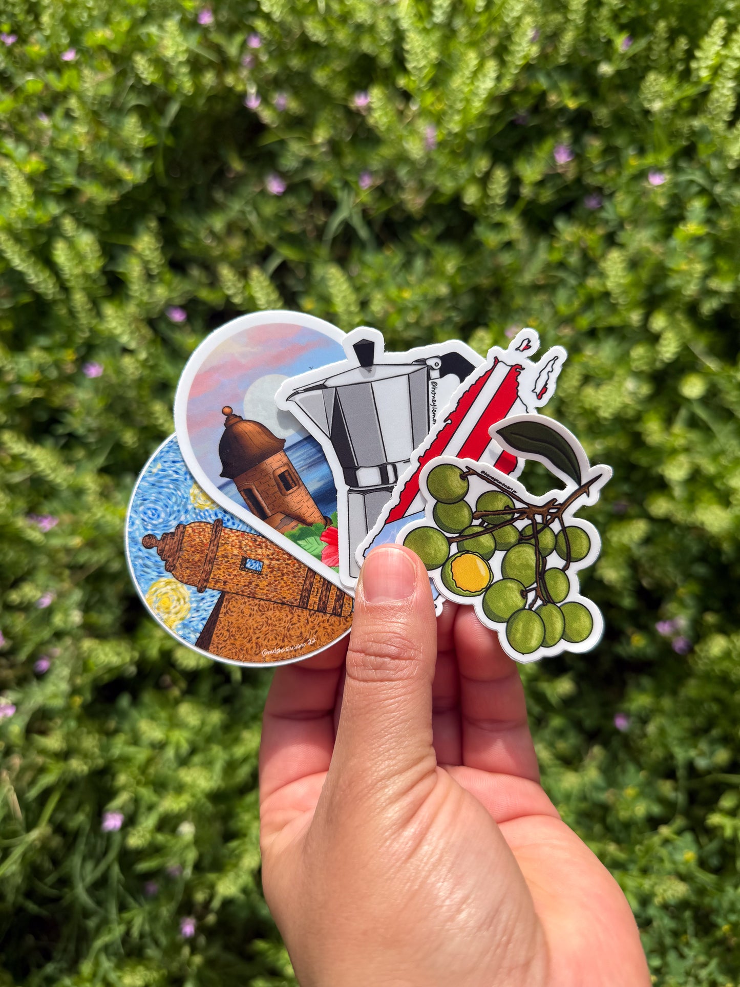 Puerto Rico 5-Sticker Pack - Yo soy Boricua!