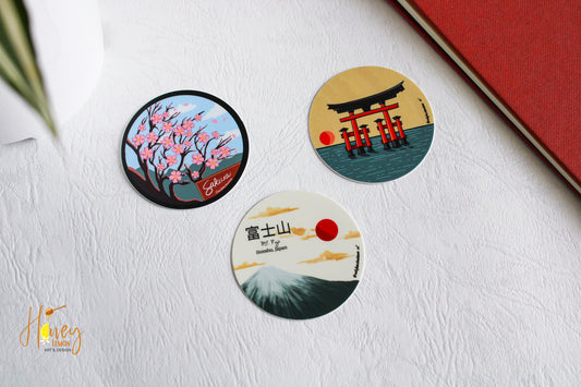 STICKER PACK: Japan (3 designs)