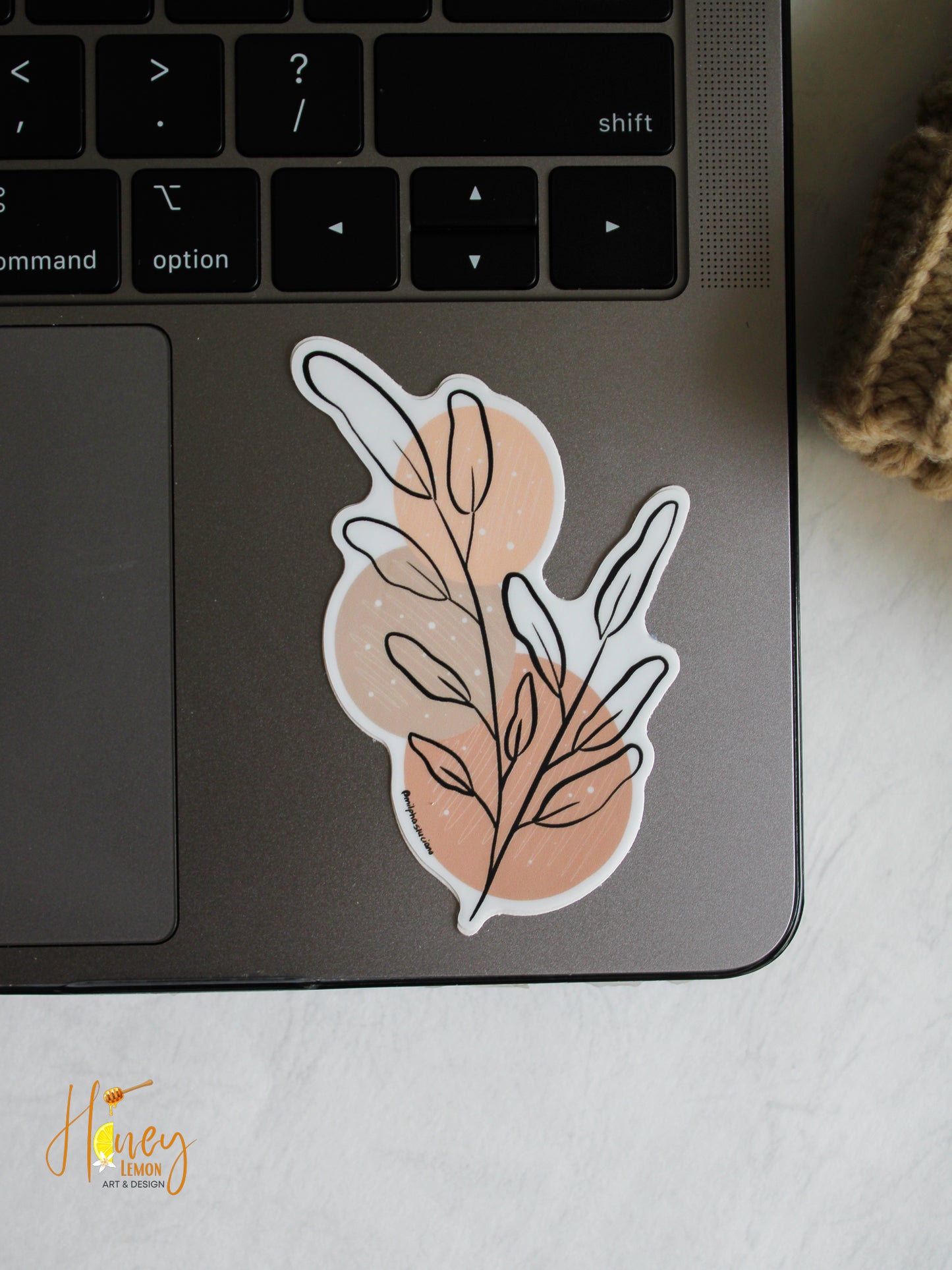 Pink Tones Boho Style Floral Branch