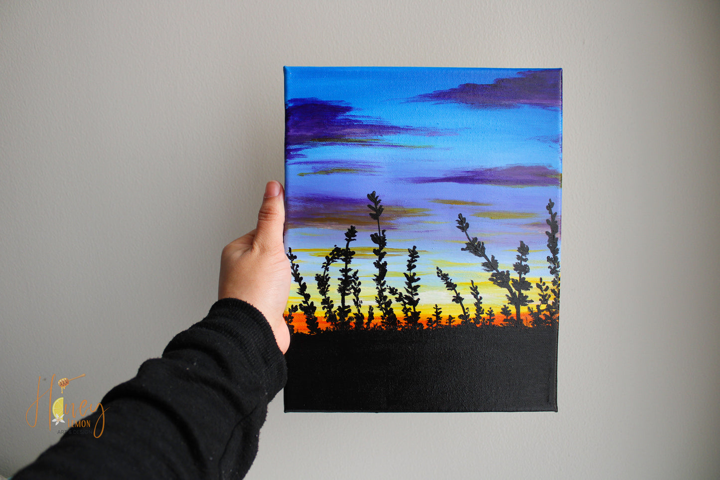 Original Paint 8x10 Canvas: Sunset