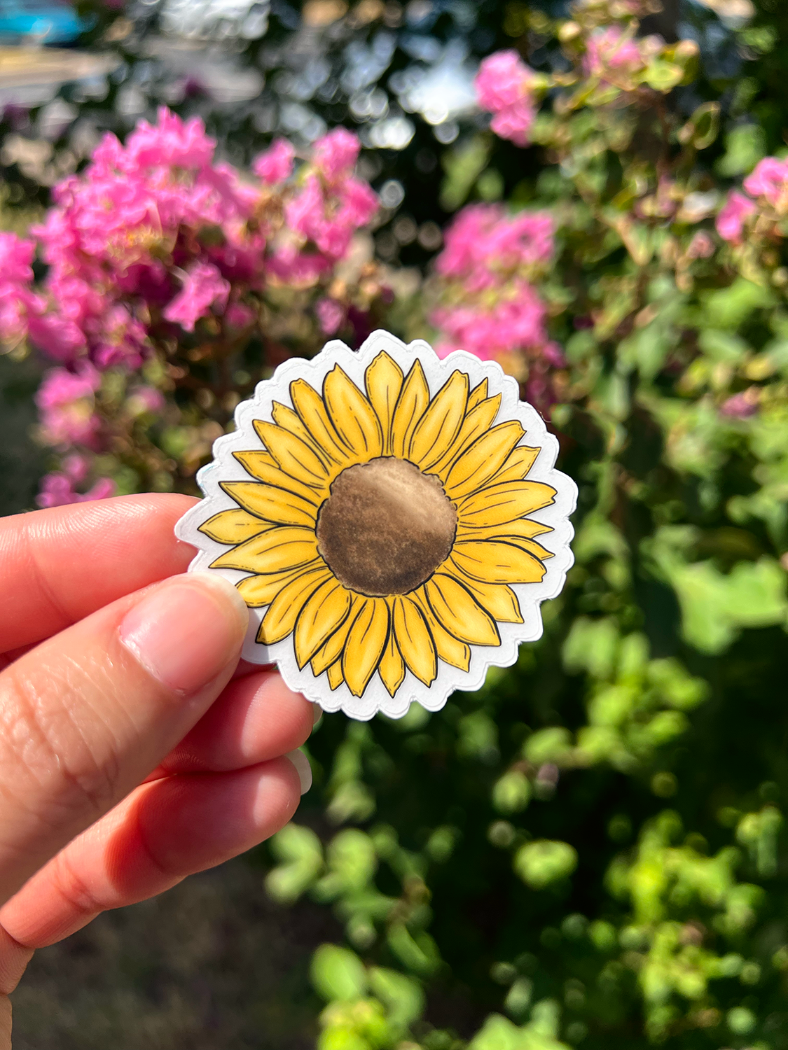 SUNFLOWER CLEAR STICKER