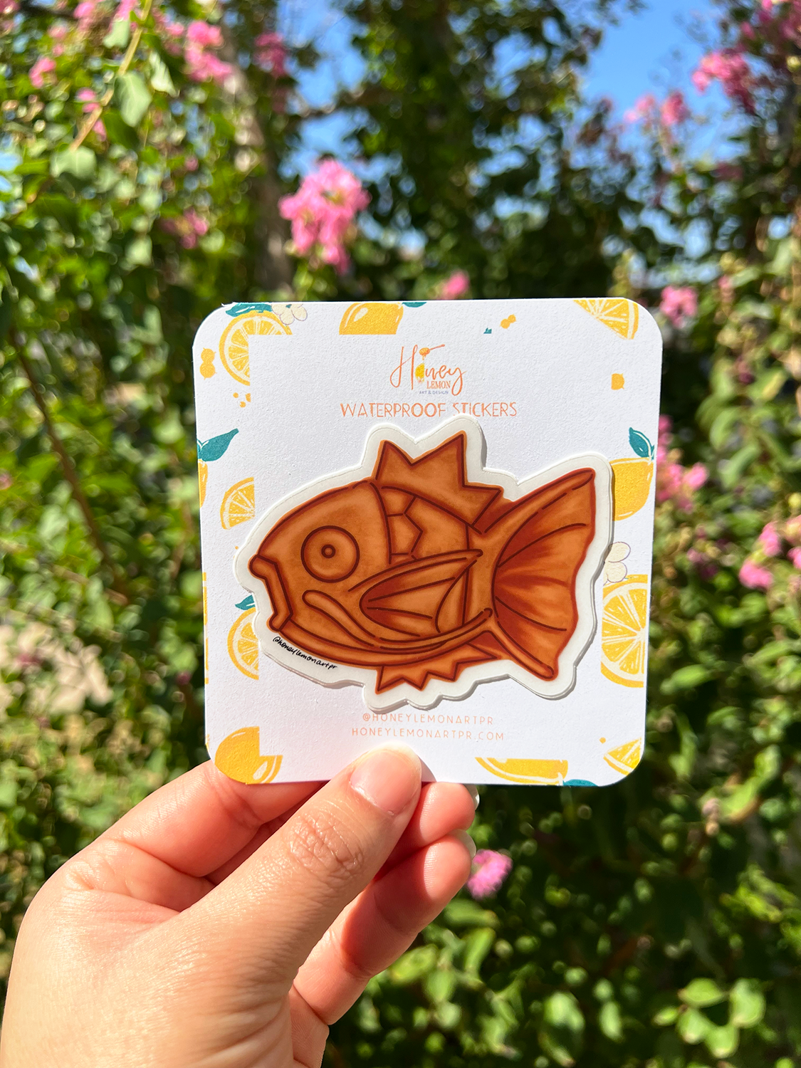 Japan Stickers⎪Taiyaki Fish Clear Sticker - Japanese food and culture⎪Taiyaki Pokemon edition