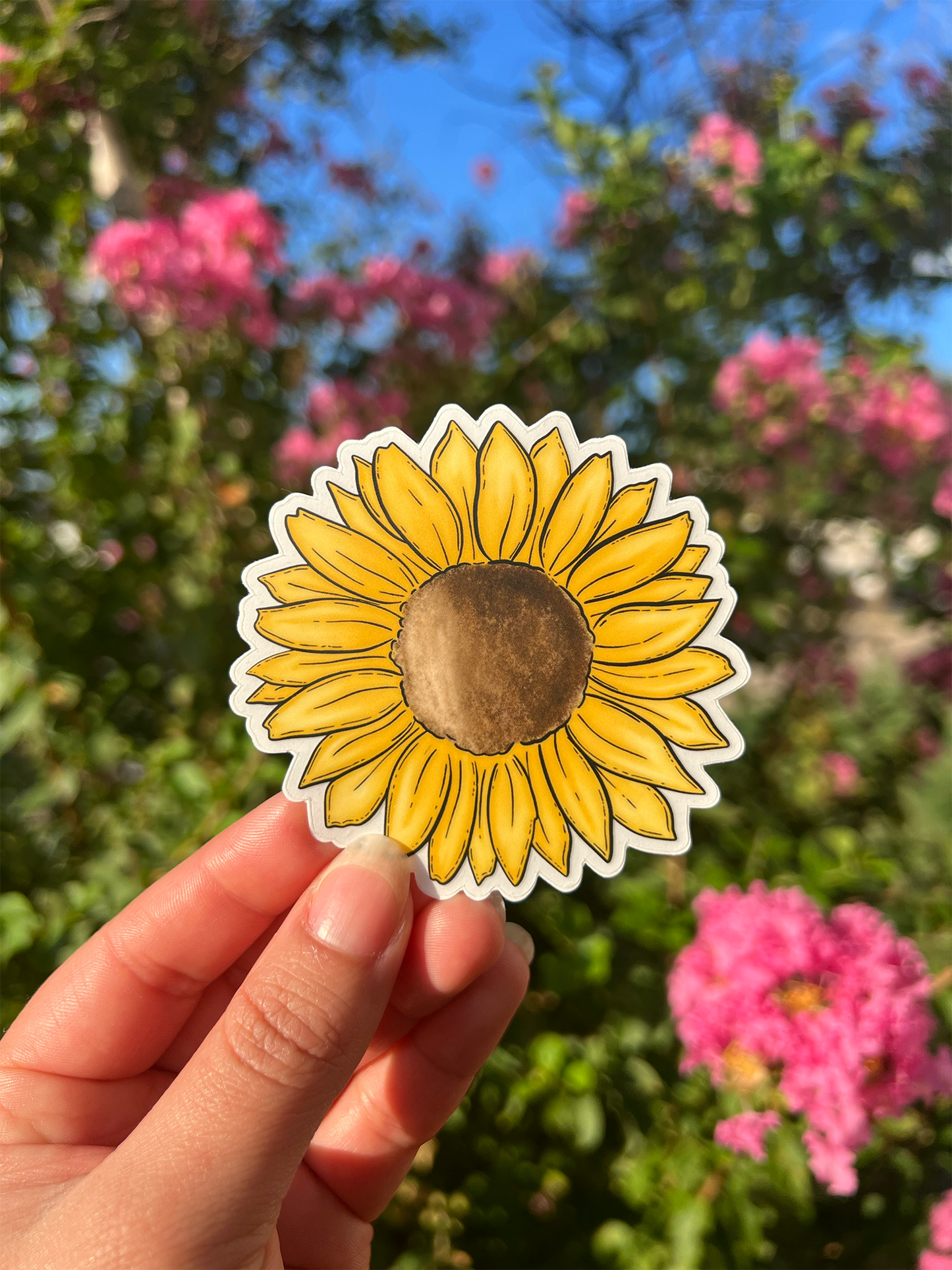 SUNFLOWER CLEAR STICKER