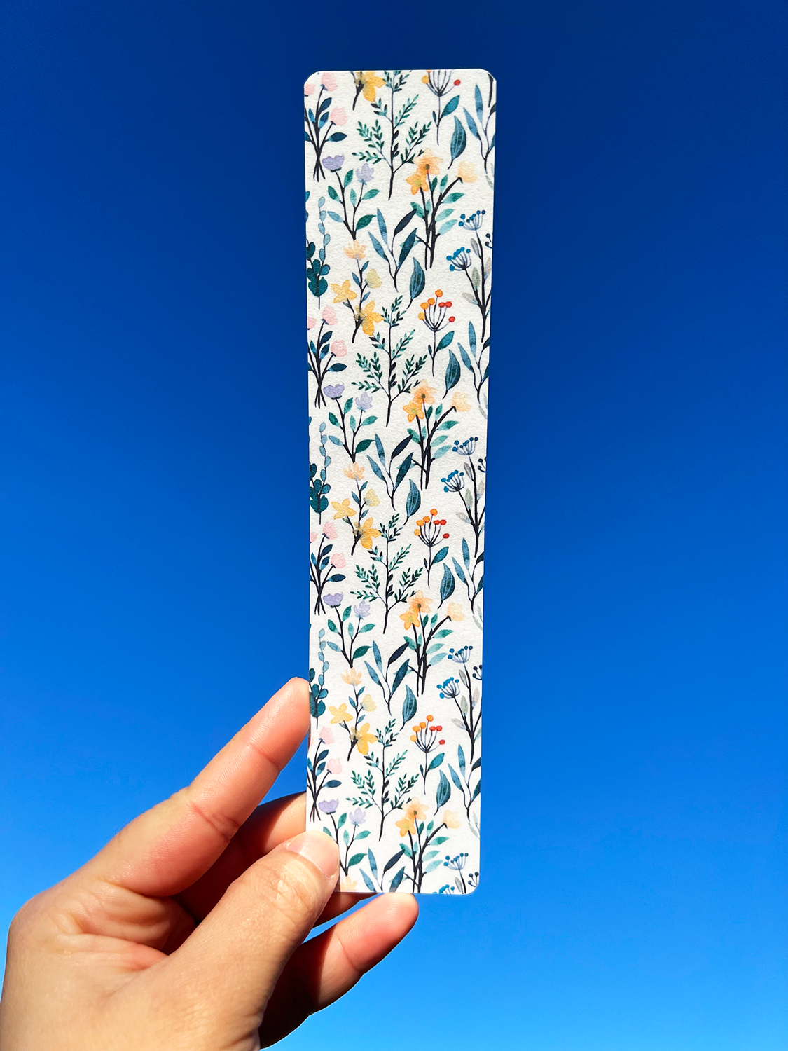 Bookmark 5-Pack⎪Botanical Bookmark, watercolor art bookmark, flower bookmark, fungi bookmark