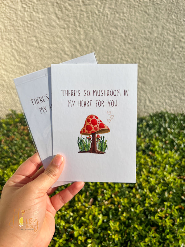 Mushroom Postcard and Sticker⎪Fungi Art⎪Postales de Mushroom⎪Nature Postcards